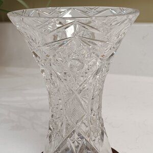 Beautiful Vintage 6.5" Lead Crystal Vase